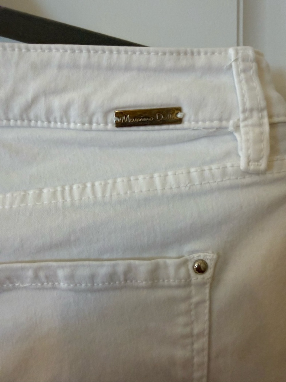 Massimo Dutti White Skinny Fit Women’s Jeans